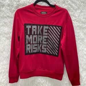 Red Xios New York Take More Risks Sweatshirt Size S
